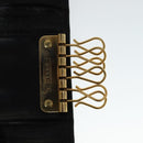 GIVENCHY Key Case Billfold Leather 4 Set Navy Black Auth bs21638-30