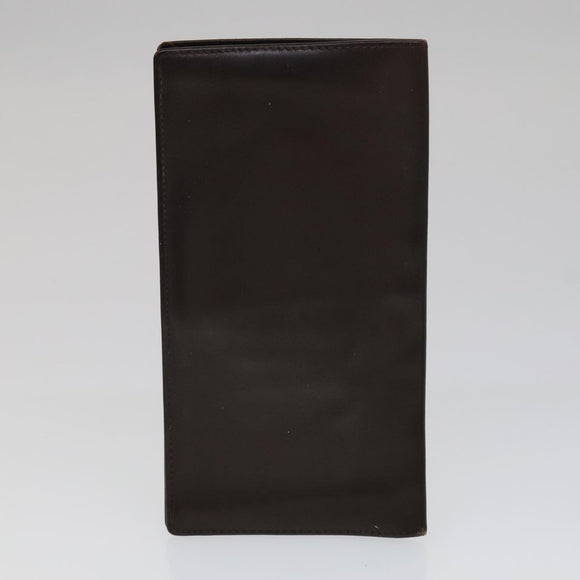 GIVENCHY Key Case Billfold Leather 4 Set Navy Black Auth bs21638