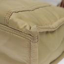 BURBERRY Blue Label Hand Bag Nylon Beige Auth bs21643-12
