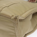 BURBERRY Blue Label Hand Bag Nylon Beige Auth bs21643-10