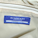 BURBERRY Blue Label Hand Bag Nylon Beige Auth bs21643-17