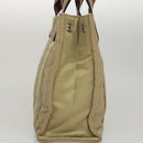 BURBERRY Blue Label Hand Bag Nylon Beige Auth bs21643-5