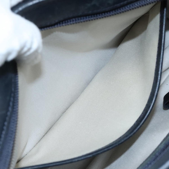 BURBERRY Shoulder Bag Canvas White Auth bs21644