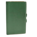HERMES Day Planner Cover Leather Green Auth bs21645-1
