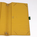 HERMES Day Planner Cover Leather Green Auth bs21645-10