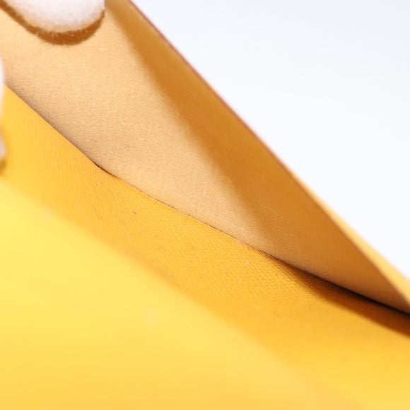 HERMES Day Planner Cover Leather Green Auth bs21645