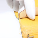 HERMES Day Planner Cover Leather Green Auth bs21645-11