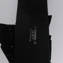 CHANEL Belt Leather 29.9"" Black CC Auth bs21650-12