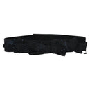 CHANEL Belt Leather 29.9"" Black CC Auth bs21650-2