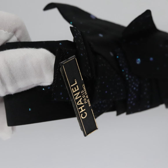 CHANEL Belt Leather 29.9"" Black CC Auth bs21650