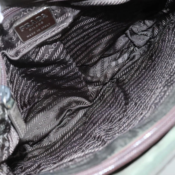 PRADA Tote Bag Nylon Khaki Auth bs21656