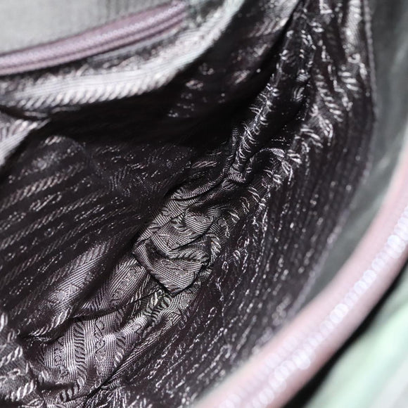 PRADA Tote Bag Nylon Khaki Auth bs21656