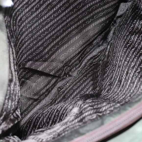 PRADA Tote Bag Nylon Khaki Auth bs21656