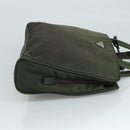 PRADA Tote Bag Nylon Khaki Auth bs21656-3