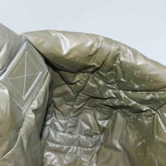 CHANEL Cococoon Tote Bag Nylon Wine Red Silver CC Auth bs21665