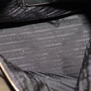 PRADA Boston Bag Nylon Khaki Gold Auth bs21678-10