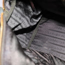 PRADA Boston Bag Nylon Khaki Gold Auth bs21678-20