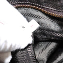 PRADA Boston Bag Nylon Khaki Gold Auth bs21678-12