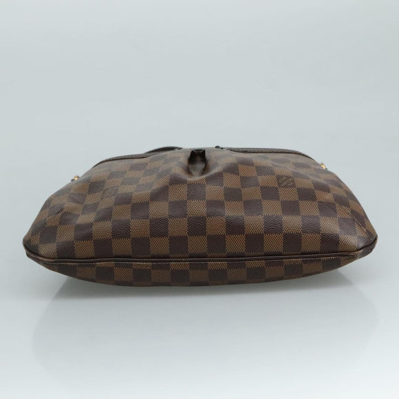 LOUIS VUITTON Damier Ebene Bloomsbury PM Shoulder Bag N42251 LV Auth bs21702