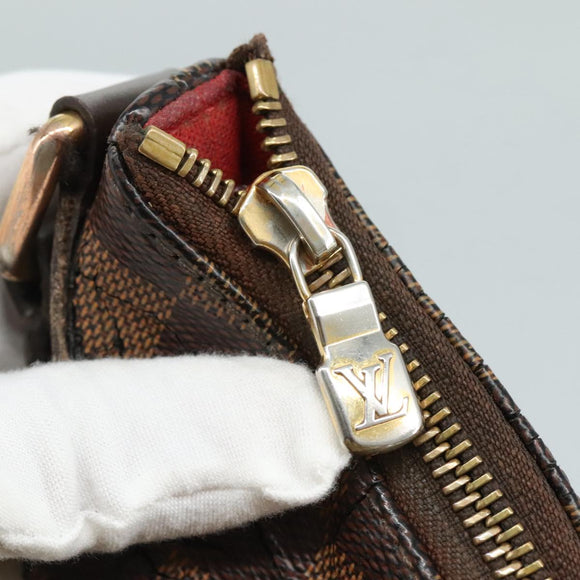 LOUIS VUITTON Damier Ebene Bloomsbury PM Shoulder Bag N42251 LV Auth bs21702