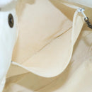 CHANEL Tote Bag Lamb Skin White CC Auth bs21711-19