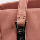 CHANEL Choco Bar Tote Bag Caviar Skin Pink CC Auth bs21715-17