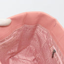 CHANEL Choco Bar Tote Bag Caviar Skin Pink CC Auth bs21715-19
