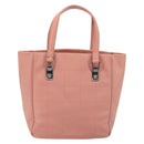 CHANEL Choco Bar Tote Bag Caviar Skin Pink CC Auth bs21715-2