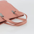 CHANEL Choco Bar Tote Bag Caviar Skin Pink CC Auth bs21715-7