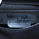 Salvatore Ferragamo Shoulder Bag Canvas Black Auth bs21726-12