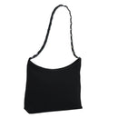 Salvatore Ferragamo Shoulder Bag Canvas Black Auth bs21726-1