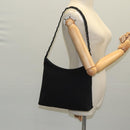 Salvatore Ferragamo Shoulder Bag Canvas Black Auth bs21726-20