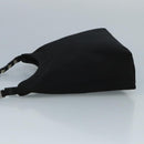 Salvatore Ferragamo Shoulder Bag Canvas Black Auth bs21726-4