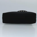 Salvatore Ferragamo Shoulder Bag Canvas Black Auth bs21726-5