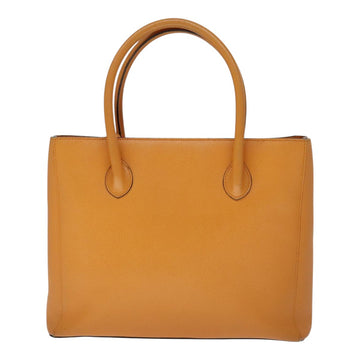 CELINE Tote Bag Leather Orange Auth bs21751 - 0