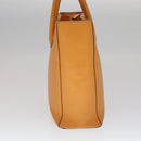 CELINE Tote Bag Leather Orange Auth bs21751-3