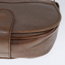 Burberrys Shoulder Bag Leather Brown Silver Auth bs21793-9