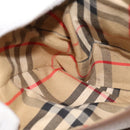 Burberrys Shoulder Bag Leather Brown Silver Auth bs21793-20