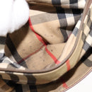 Burberrys Shoulder Bag Leather Brown Silver Auth bs21793-12