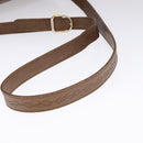 Burberrys Shoulder Bag Leather Brown Silver Auth bs21793-7