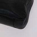 GUCCI Bamboo Hand Bag Leather 2way Black Auth bs21805-10