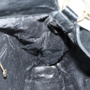 GUCCI Bamboo Hand Bag Leather 2way Black Auth bs21805-16