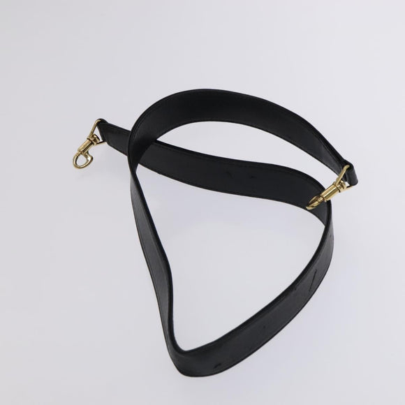 GUCCI Bamboo Hand Bag Leather 2way Black Auth bs21805