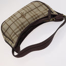 BURBERRY Nova Check Blue Label Shoulder Bag Canvas 2Set Beige Gray Auth bs21820-13