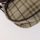 BURBERRY Nova Check Blue Label Shoulder Bag Canvas 2Set Beige Gray Auth bs21820-16
