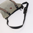 BURBERRY Nova Check Blue Label Shoulder Bag Canvas 2Set Beige Gray Auth bs21820-5