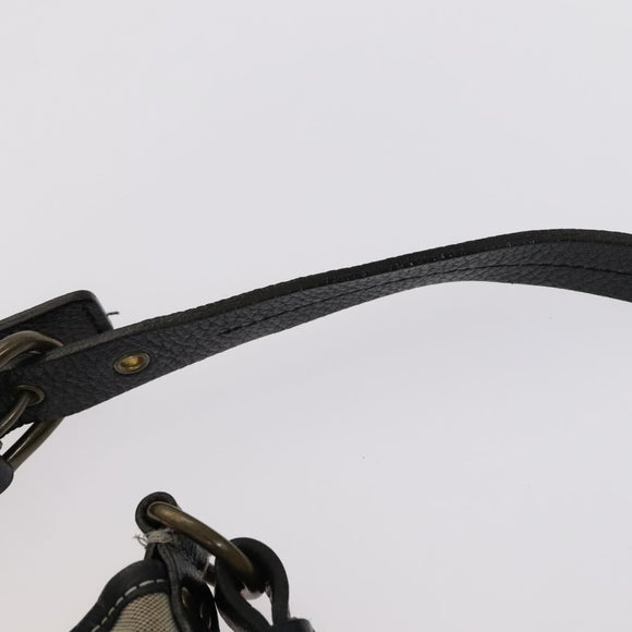 BURBERRY Nova Check Blue Label Shoulder Bag Canvas 2Set Beige Gray Auth bs21820