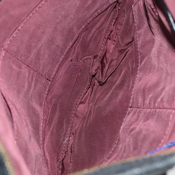 BURBERRY Nova Check Blue Label Shoulder Bag Canvas 2Set Beige Gray Auth bs21820