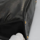 CHANEL COCO Mark Tote Bag Patent Leather Black Gold CC Auth bs21837-9