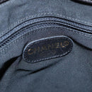 CHANEL COCO Mark Tote Bag Patent Leather Black Gold CC Auth bs21837-18